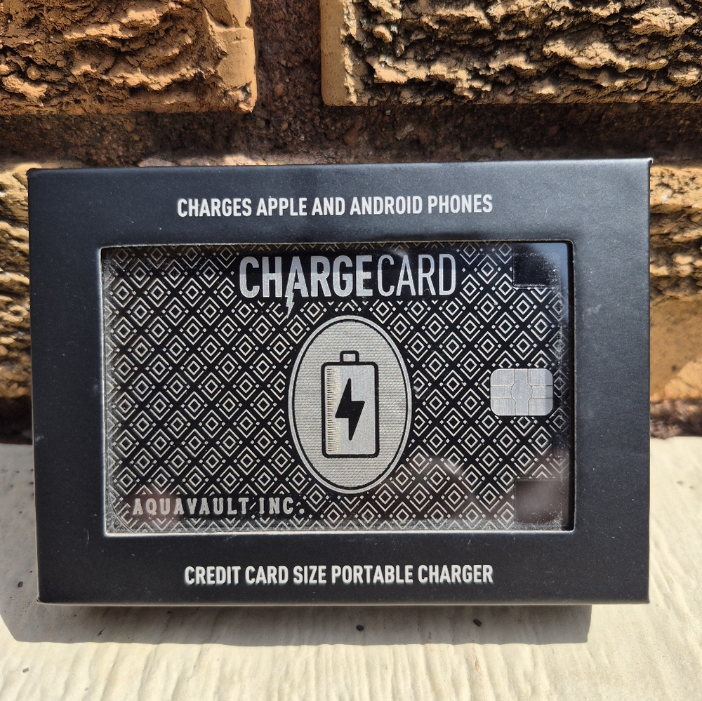 AquaVault Portable Charger Compatible With Android And Apple New Sealed